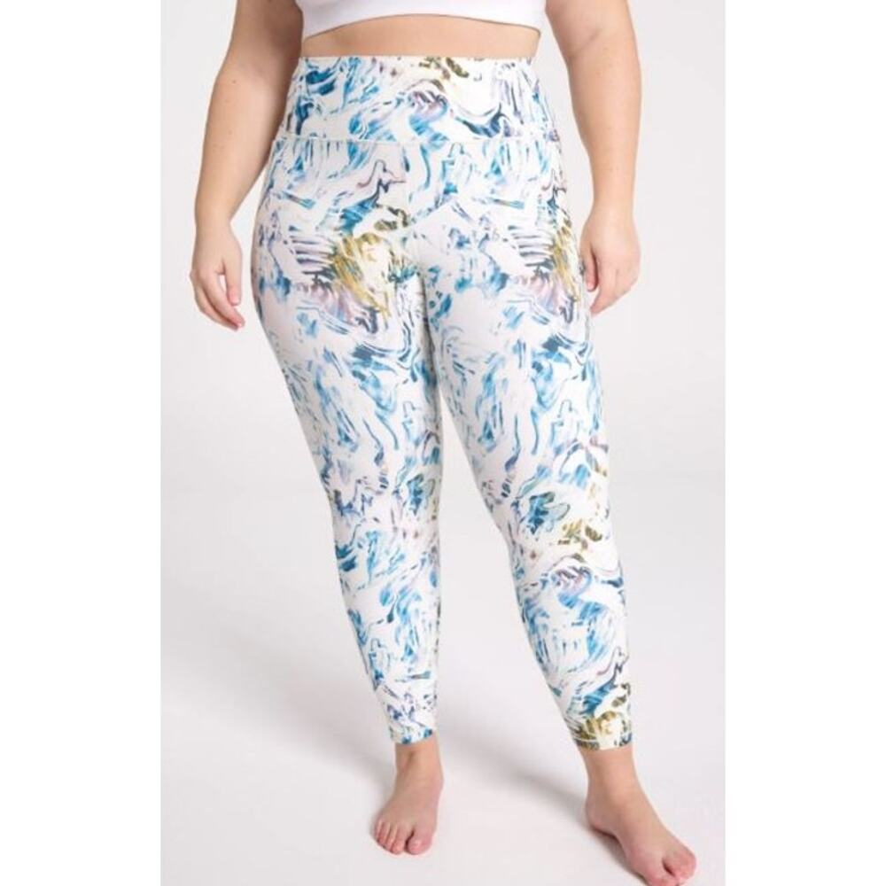 CALIA Inspire High Rise 7/8 Leggings XXL Moss Print Multi MSRP $98 NWT